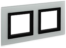 Рамка универсальная DKC Avanti 2-м. стекло светло-серый картинка